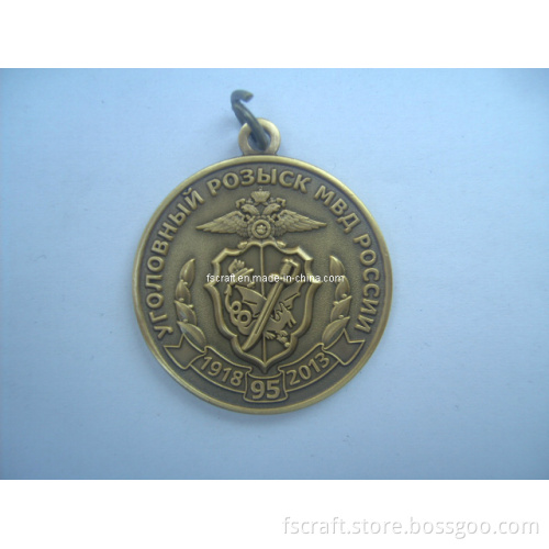 Custom 3D Antique Copperchallenge Coin